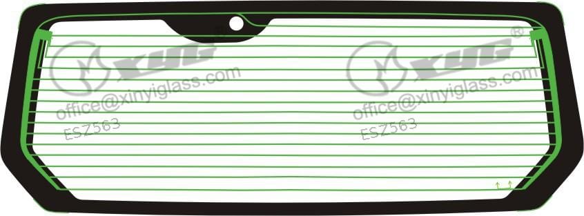Parabrisas trasero HKL6540 RW/H/X