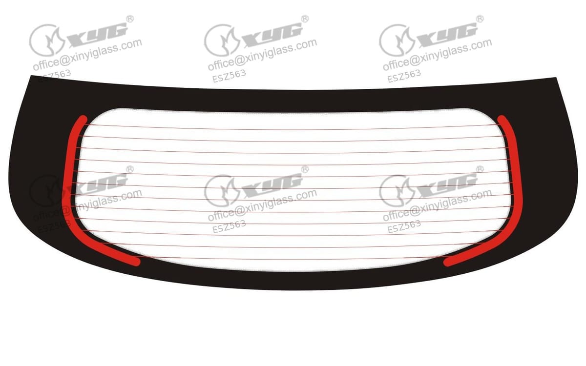 Parabrisas trasero JMC-S350 RW/H/X