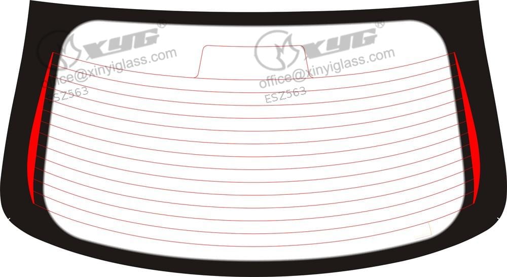 Parabrisas trasero K12 RW/H/X