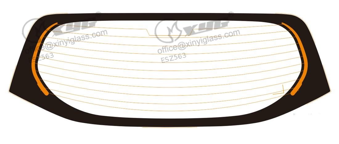 Parabrisas trasero MA-K10-15 RW/H/X